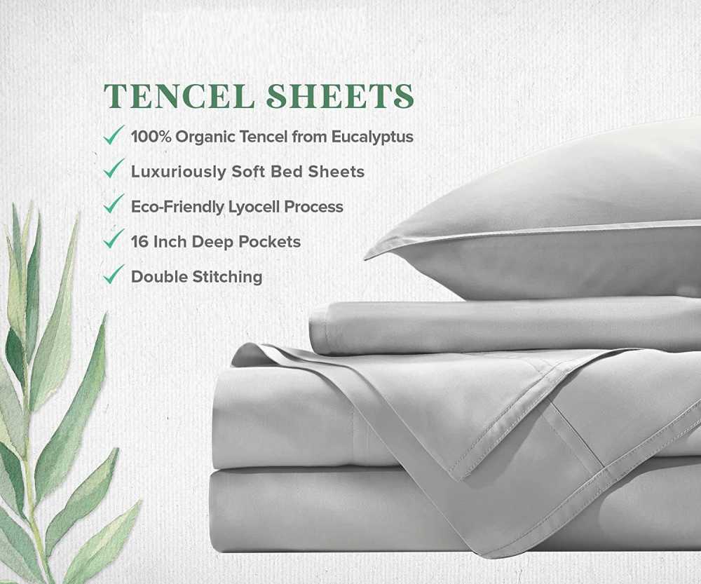 EUCALYPTUS TENCEL LYOCELL BEDDING DUVET SET