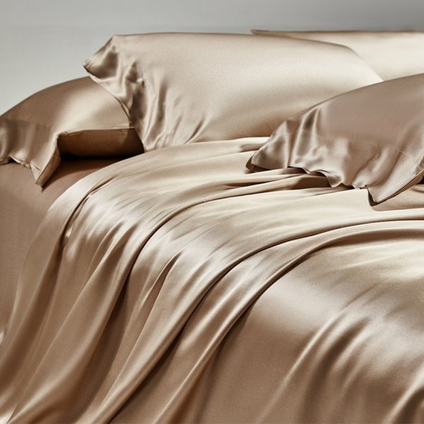 100 mulberry silk bedding, pure silk bed sheet set