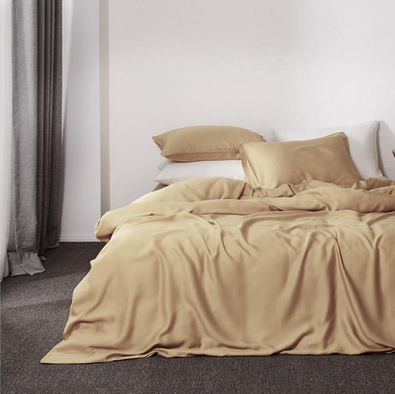 Bamboo duvet cover yellow, bamboo duvet cover zipper closure.jpg