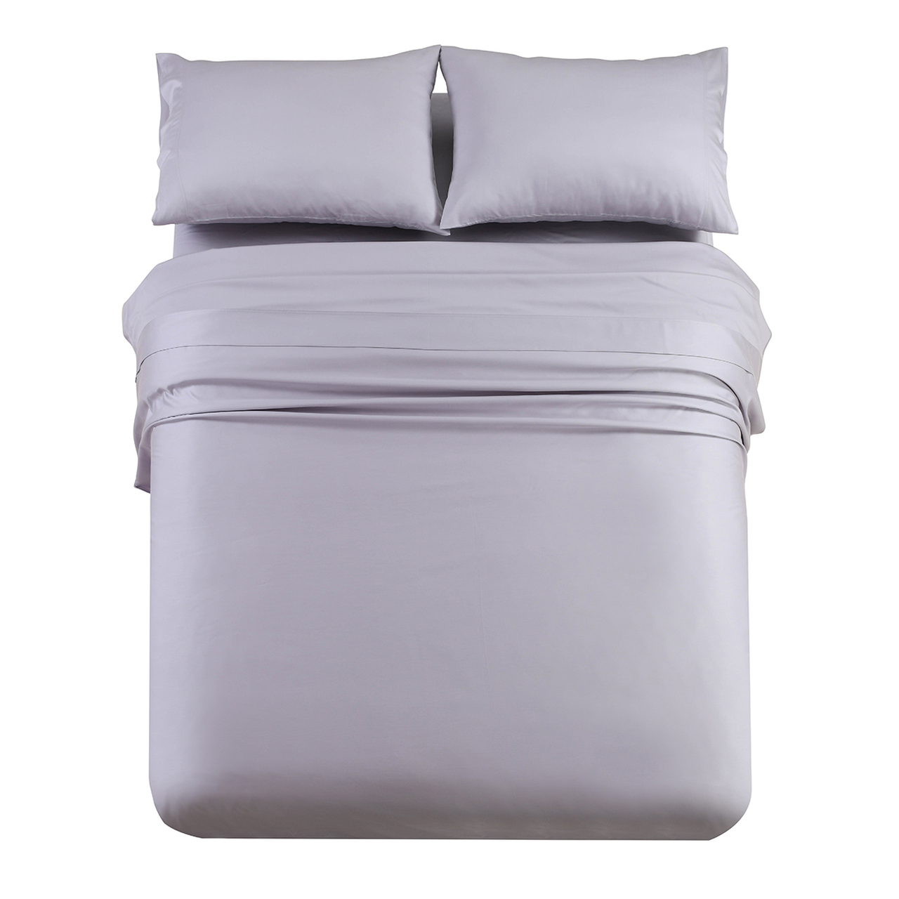 Light grey bamboo duvet cover, bamboo quilt cover double